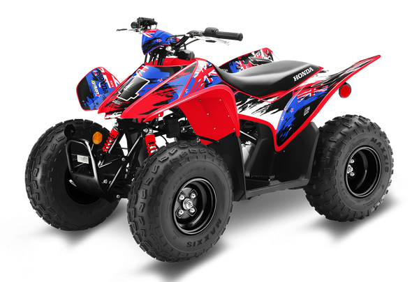 Honda TRX90 ATV Graphics - Flags