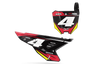 Honda Number Background Decals - Agri
