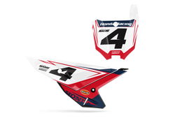 Honda Max Number Plate Background Decals - CRF CR XR Models | All Years