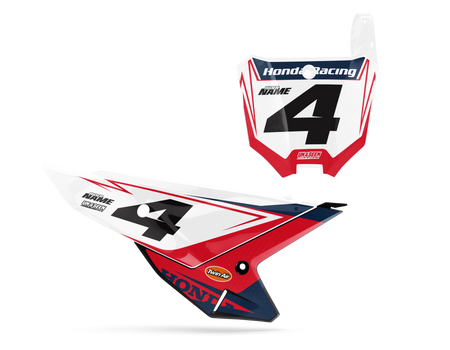 Honda Number Background Decals - Max