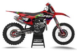 GASGAS Clear Red Graphics Kit - MC EC ES EX Models | All Years