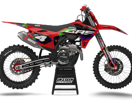 GASGAS Graphics Kit - Clear Red