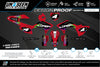 GASGAS Graphics Kit - Clear Red