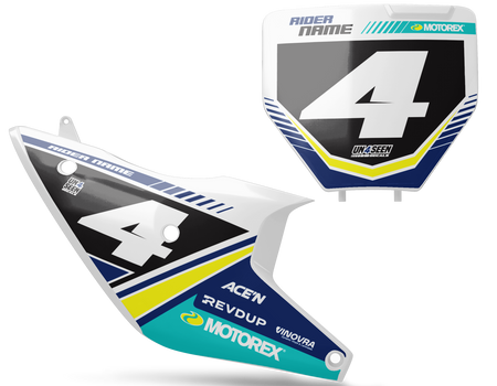 Husqvarna Number Background Decals - Boat