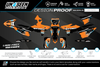 KTM Star3 Graphics Kit - SX SXF XC XCF EXC EXCF Models | All Years