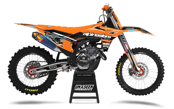 KTM Star3 Graphics Kit - SX SXF XC XCF EXC EXCF Models | All Years