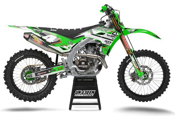 Kawasaki Bullz Graphics Kit - KX KXF KDX KLX Models | All Years