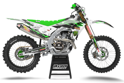 Kawasaki Fluss Graphics Kit - KX KXF KDX KLX Models | All Years