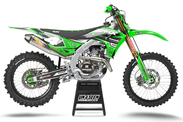 Kawasaki Greew Graphics Kit - KX KXF KDX KLX Models | All Years