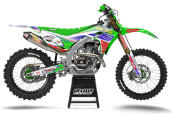 Kawasaki Kuro Graphics Kit - KX KXF KDX KLX Models | All Years