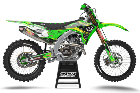 Kawasaki Sorry Graphics Kit - KX KXF KDX KLX Models | All Years