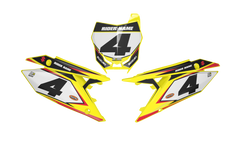 Suzuki Racer Number Background - RMZ RM RMX DR DRZ JR Models | All Years