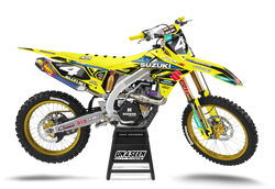Suzuki Knock Graphic Kit - RMZ RM RMX DR DRZ JR Models | All Years