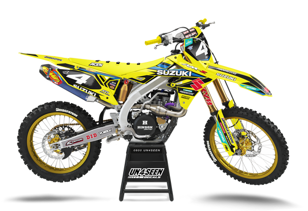 Suzuki Knock Graphic Kit - RMZ RM RMX DR DRZ JR Models | All Years