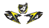 Suzuki Number Background Decals - Coom