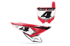 Honda Number Background Decals - Rima