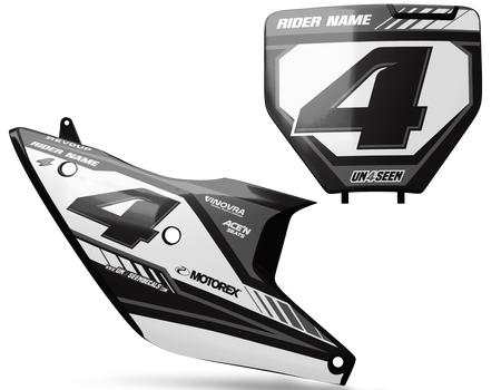 Husqvarna Number Background Decals - Bluwh
