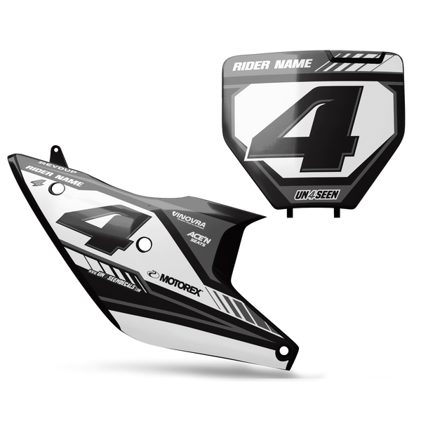Husqvarna Bluwh Number Plate Background Decals -  TC FC TE TX FE FS FX Models | All Years