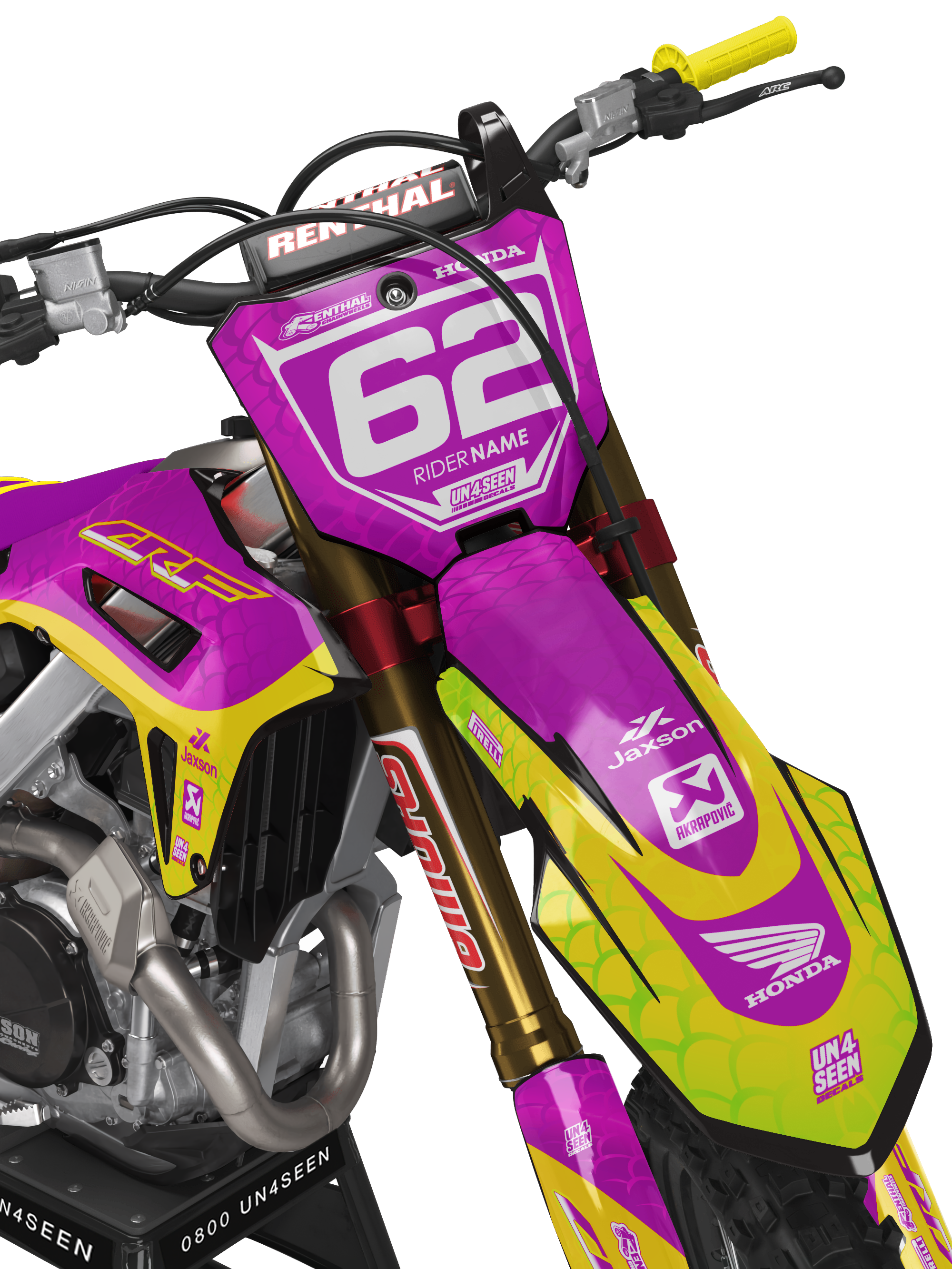 Honda Tropi Colour Graphics Kit - Bicolour Dottyback