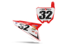 Honda Number Background Decals - Geico