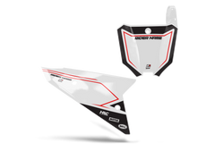 Honda Tidy Number Plate Background Decals - CRF CR XR Models | All Years