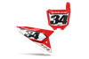 Honda Number Background Decals - Peaks