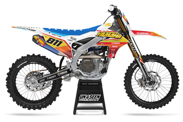 Yamaha Gummy Yellow Graphic Kit - YZ YZF WR TTR PW Models | All Years