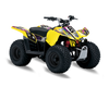 Suzuki LTZ50 ATV Graphics - Revd Up Yellow