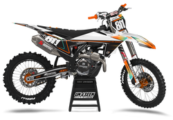 KTM 811 Orange Graphic Kit - SX SXF XC XCF EXC EXCF Models | All Years