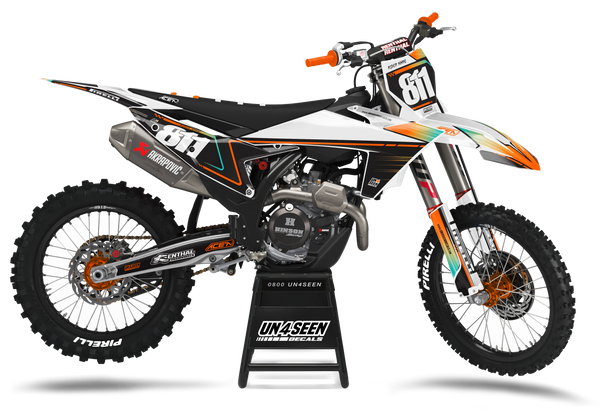 KTM 811 Orange Graphic Kit - SX SXF XC XCF EXC EXCF Models | All Years