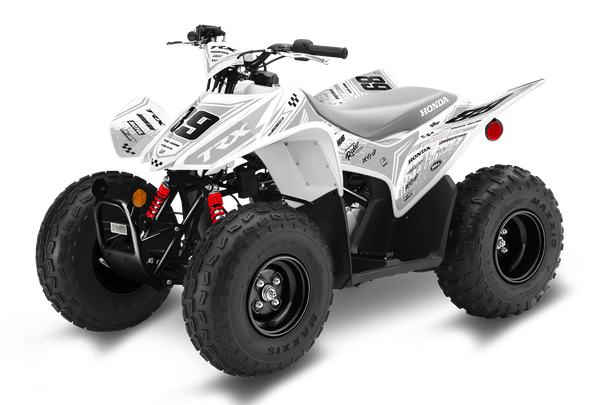 Honda TRX90 ATV Graphics - Jagger Grey