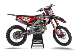 Honda Revd Up Red Graphic Kit - CRF CR XR Models | All Years
