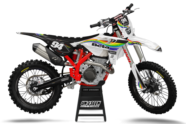 Beta Rainbows Graphics Kit - RR RR Racing Xtrainer RX Models | All Years