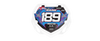 Box BMX Number Plate Graphics - States Blue