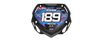 Box BMX Number Plate Graphics - States Blue