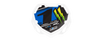 BMX Number Plate Graphics - Boltz Blue