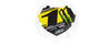 BMX Number Plate Graphics - Boltz Yellow