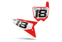 Honda Hulk Number Plate Background Decals - CRF CR XR Models | All Years