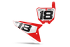Honda Number Background Decals - Hulk