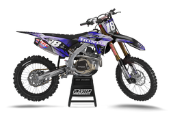 Honda Flaming Graphic Kit - CRF CR XR Models | All Years
