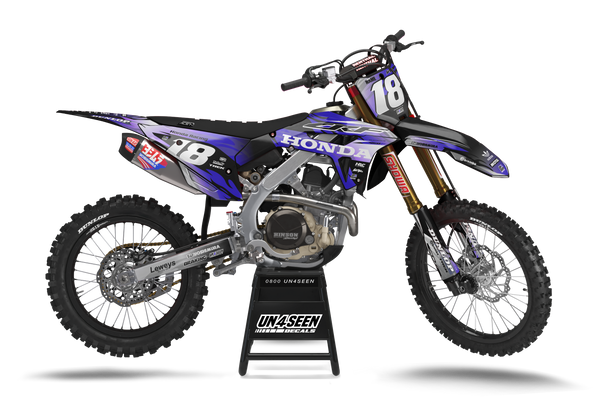 Honda Flaming Graphic Kit - CRF CR XR Models | All Years