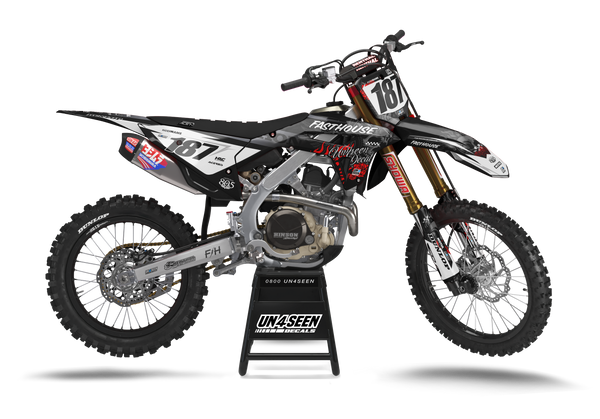 Honda Skull Rider Graphic Kit - CRF CR XR Models | All Years