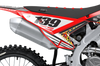 Honda Graphics Kit - Leopard Red