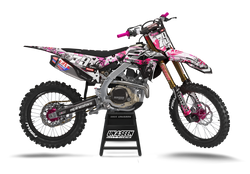 Honda Floral Chroma Pink Graphic Kit - CRF CR XR Models | All Years