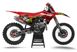 GASGAS Zag Red Graphics Kit - MC EC ES EX Models | All Years