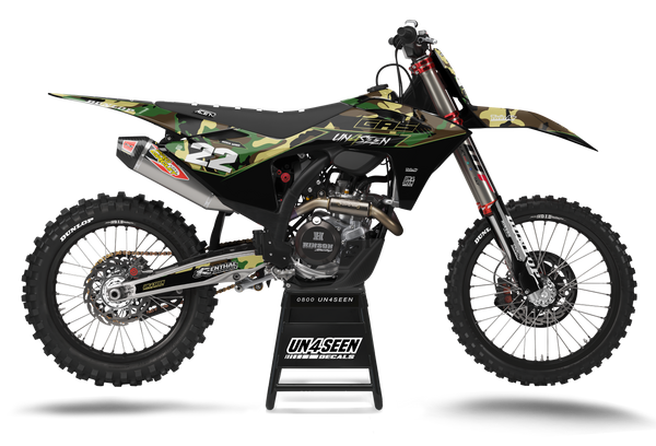 GASGAS Hidden Camo Graphics Kit - MC EC ES EX Models | All Years
