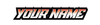 Helmet Name stickers (2pck) Bring Race