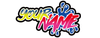 Helmet Name stickers (2pck) Black Heart