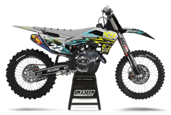 Husqvarna Zag Grey Graphic Kit - TC FC TE TX FE FS FX Models | All Years