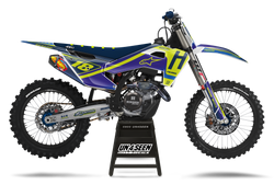 Husqvarna Racer Portyl Navy Graphic Kit - TC FC TE TX FE FS FX Models | All Years